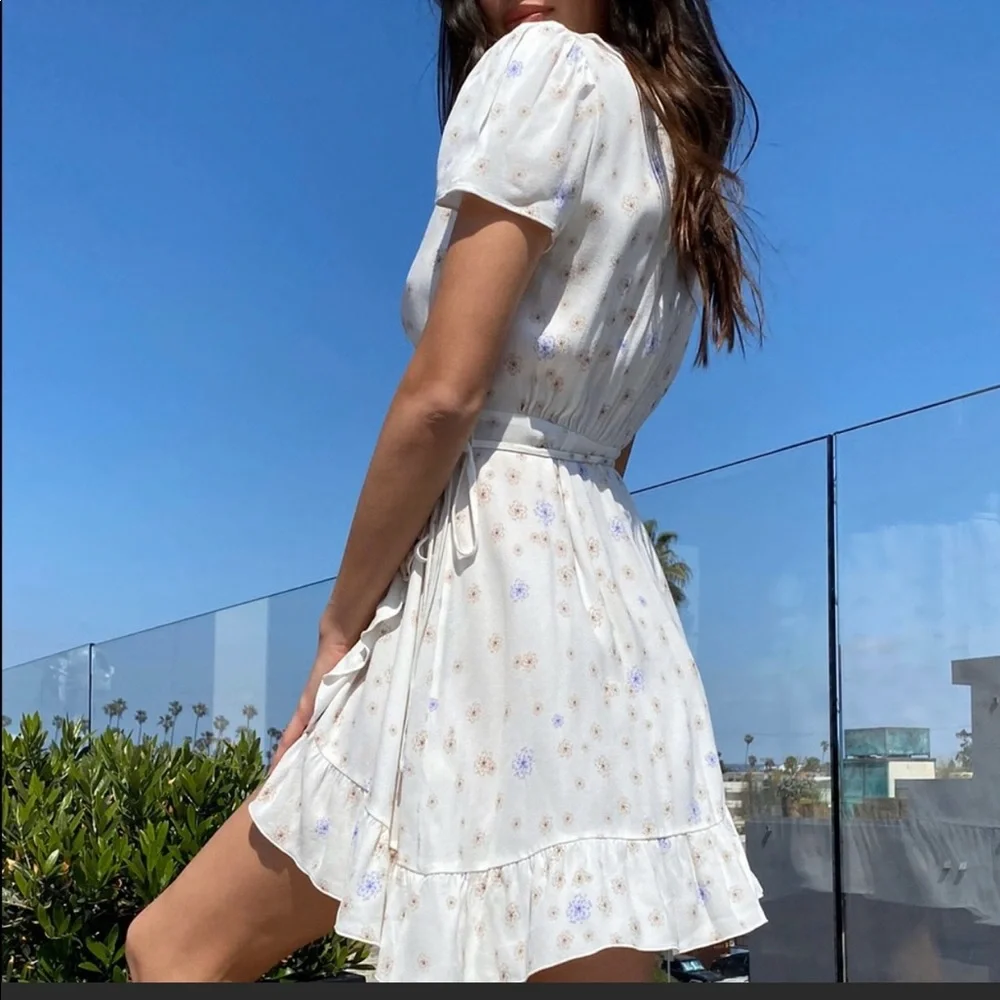 Aritzia Sunday Best Wrap Dress - Picture 2 of 11